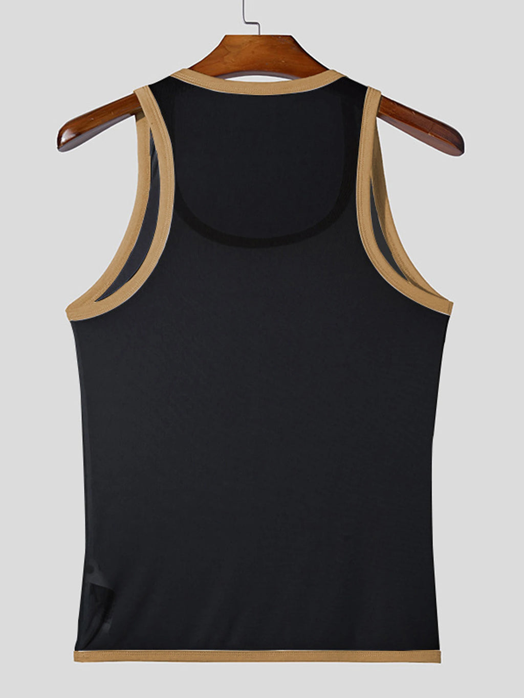 Men's Sleeveless Mesh Gym Tank Top – Breathable Bodybuilding Athletic Vest