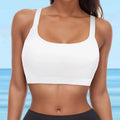 Women's Underwire Push-Up Bikini Top – Solid Color Full Coverage Swim Bra