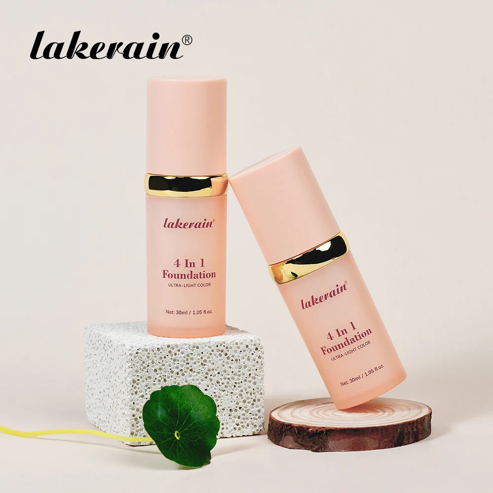 4-in-1 SPF30 Full Coverage Foundation – Waterproof Hydrating Concealer Skin Tone