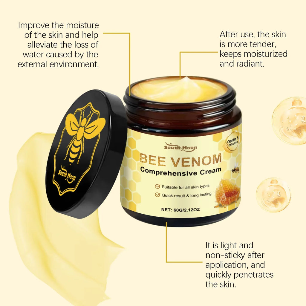 Bee Venom Brightening Body Cream – Deep Moisturizing Nourishing Skin Care Lotion