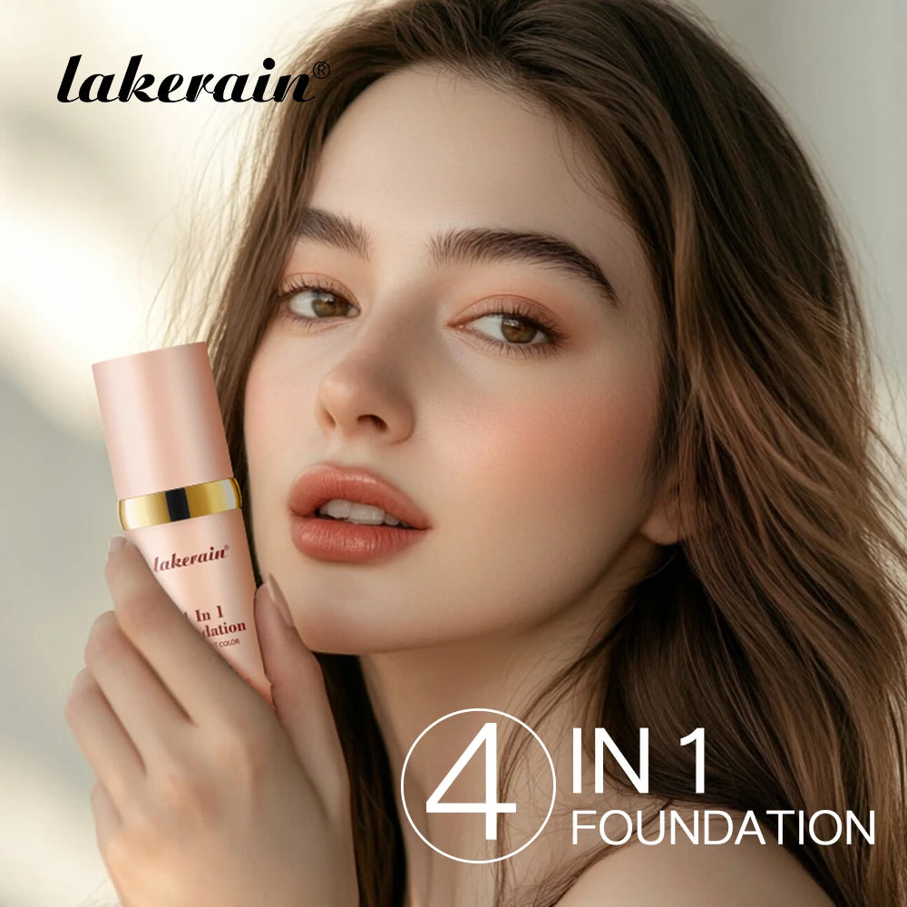 4-in-1 SPF30 Full Coverage Foundation – Waterproof Hydrating Concealer Skin Tone