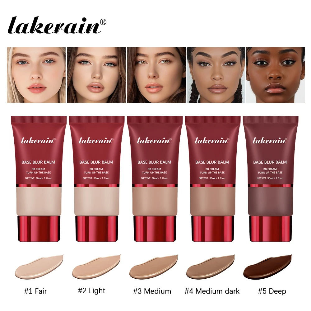 Matte Full Coverage Foundation Cream – Waterproof Long-Lasting Concealer Base