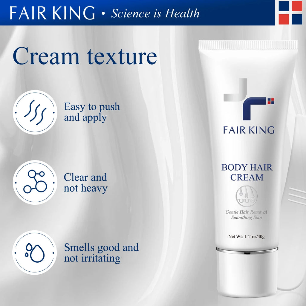 Herbal Painless Hair Removal Cream – Gentle Depilatory for Legs Arms & Body