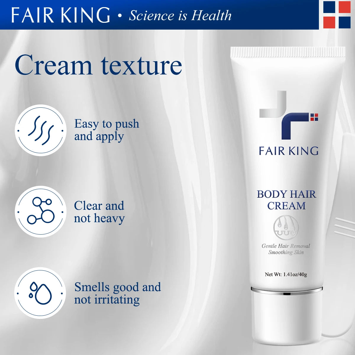 Herbal Painless Hair Removal Cream – Gentle Depilatory for Legs Arms & Body