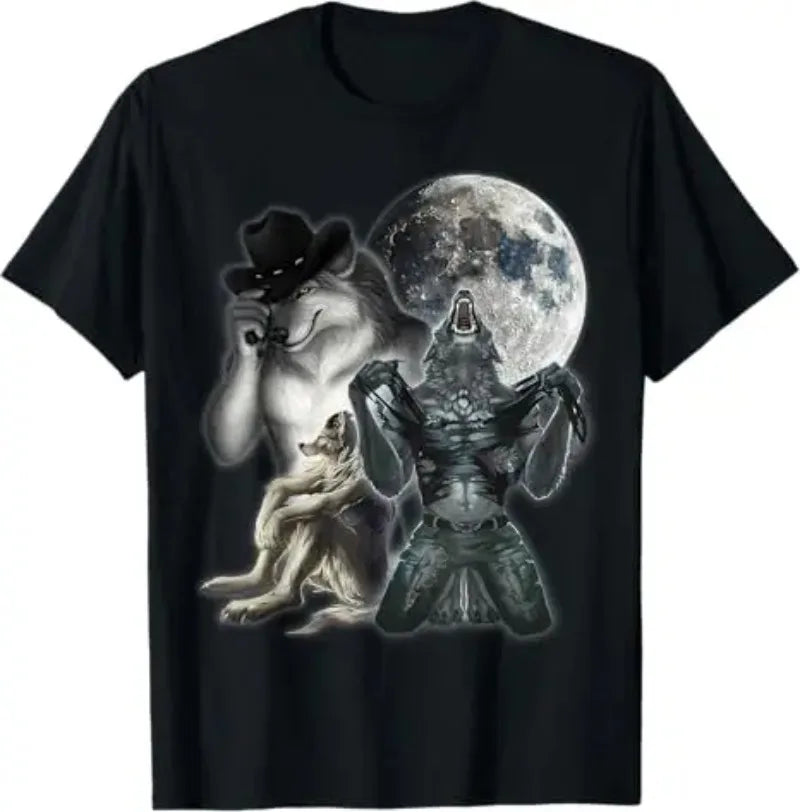 Men's & Women's Funny Wolf Graphic T-Shirt – Humor Saying Casual Tee